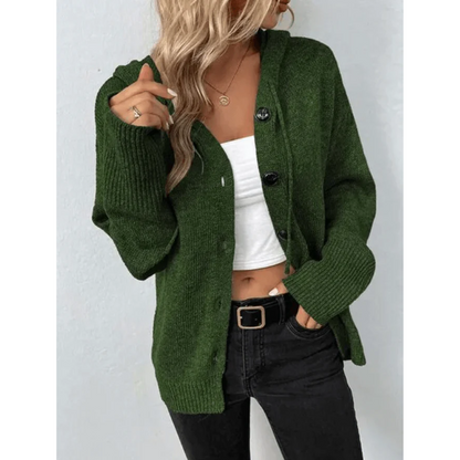 Gemütliche Strick-Cardigan mit Knöpfen für Damen