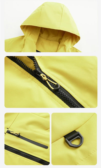 Wasserdichte Jacke für Outdoor-Abenteuer und den urbanen Alltag