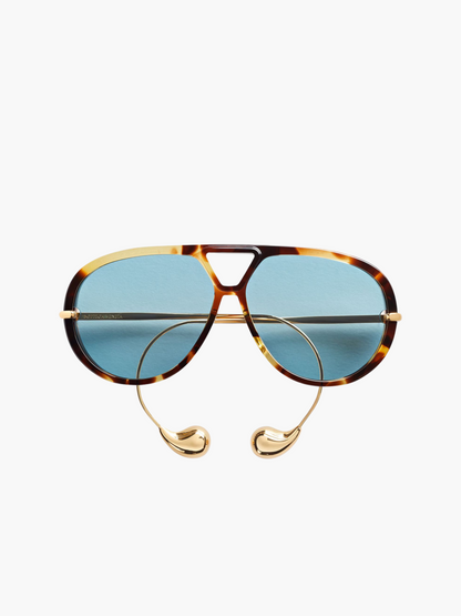 Klassische Retro-Rundsonnenbrille