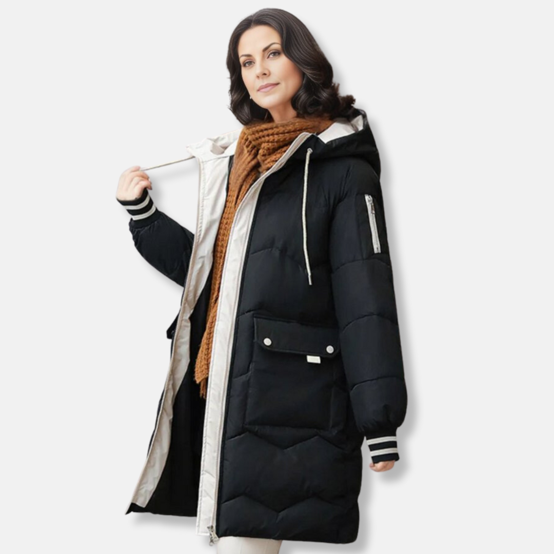 Gemütlicher Damen-Winterparka mit Kapuze