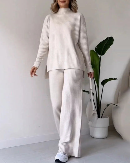 Schickes zweiteiliges Set mit Schlitz für lässigen Alltagslook