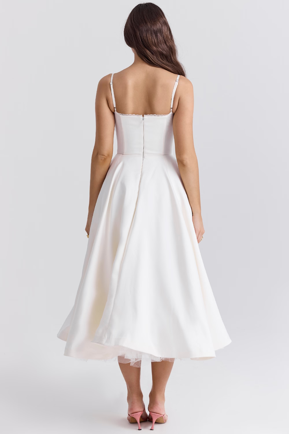 Evelina Elegantes Midikleid für Damen