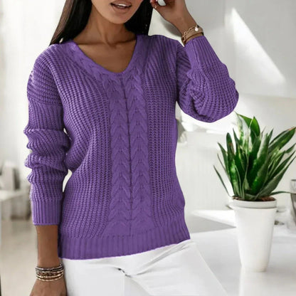Gemütlicher Strickpullover für Damen