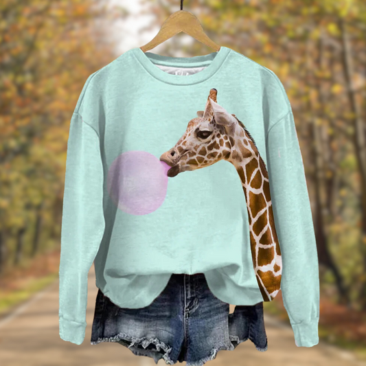 Mabel® | Pullover mit Giraffendruck