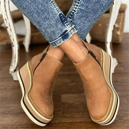 Schicke Leder-Stiefeletten für den Alltagsstil