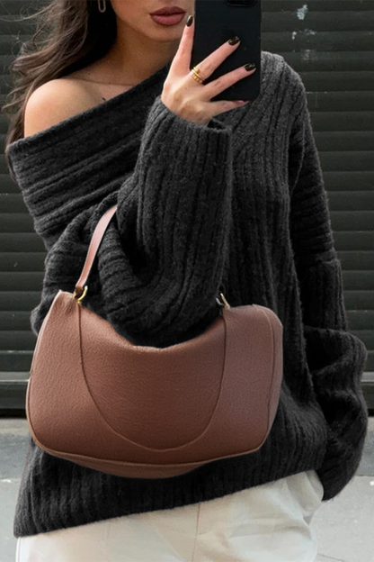 Gemütlicher Strick-Winterpullover für lässigen Komfort