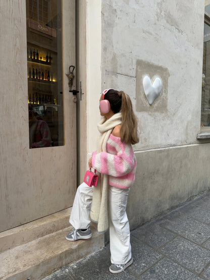 Gemütlicher leichter Strickpullover für lässigen Komfort