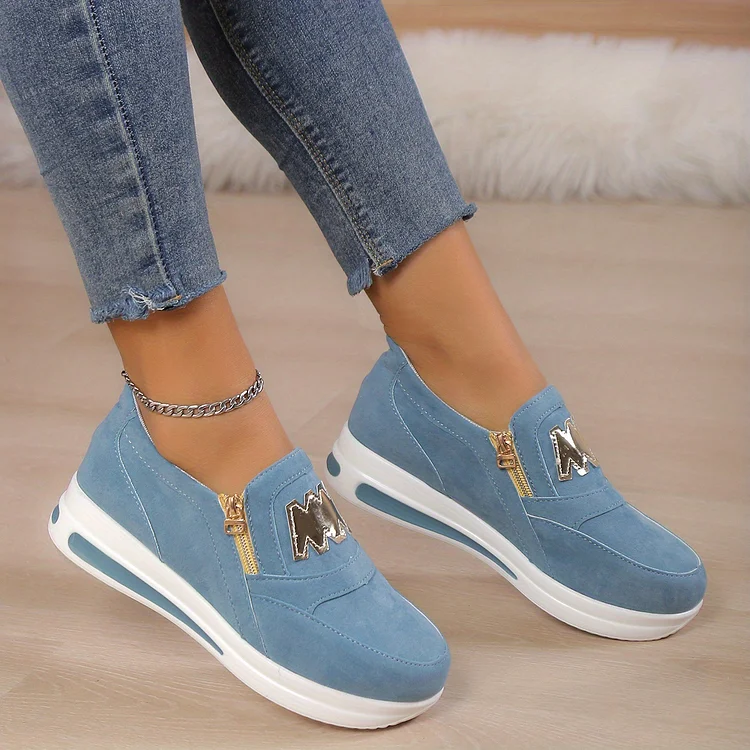 Bequeme orthopädische Plateauschlupfschuhe für Damen