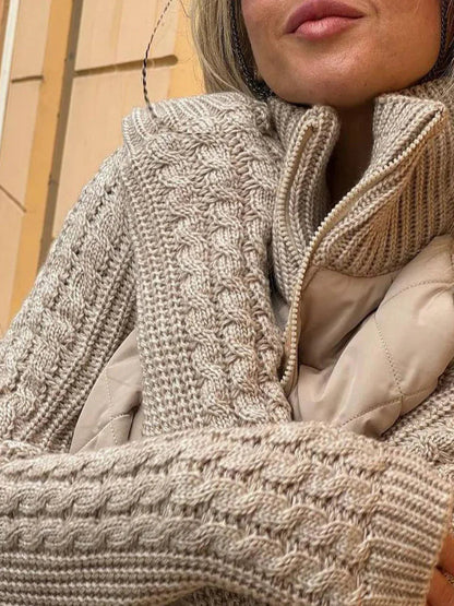 Gemütlicher Strickcardigan für den Herbst