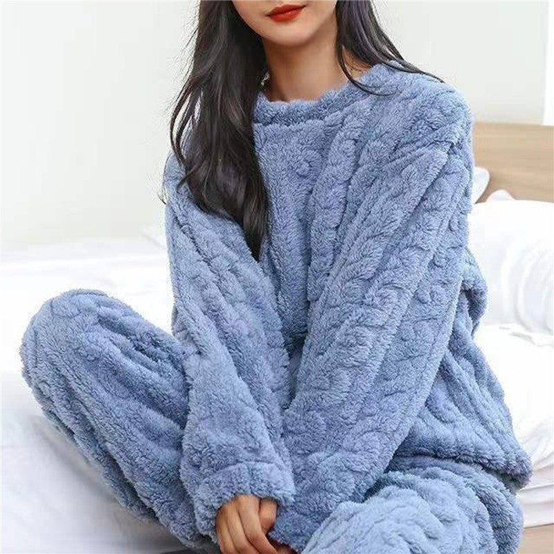 Gemütlicher Fleece-Schlafanzug für Damen