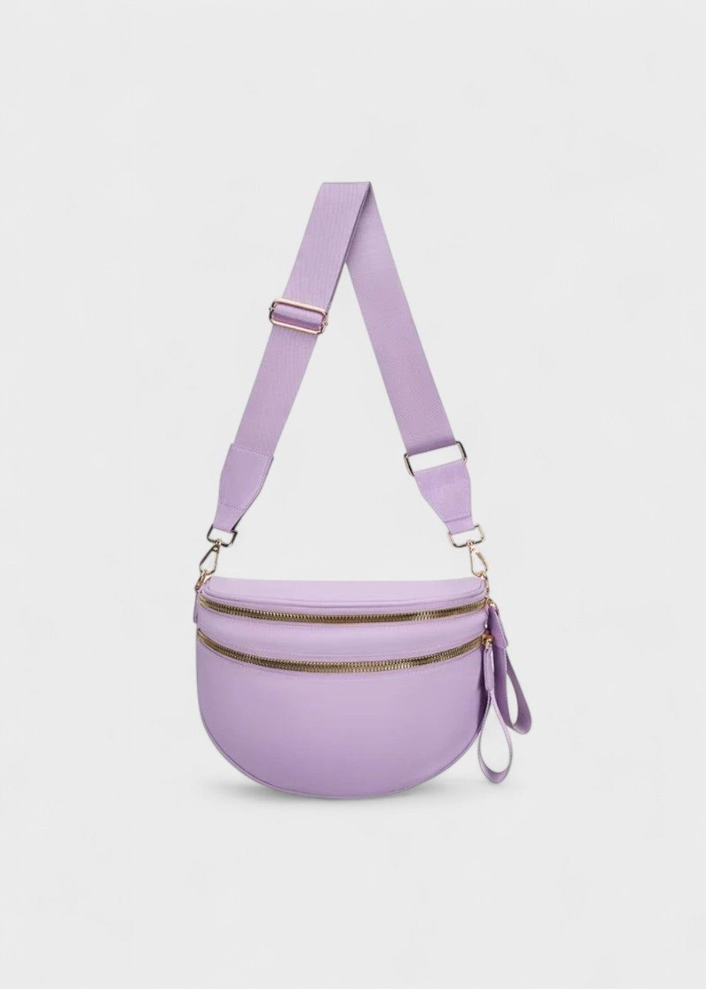 Elegante Leder-Bauchtasche für freihändigen Stil