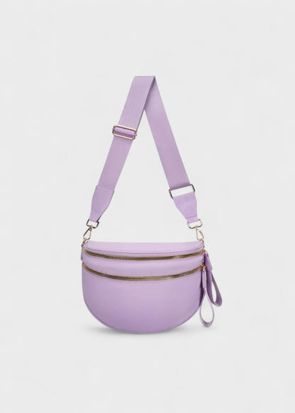 Elegante Leder-Bauchtasche für freihändigen Stil