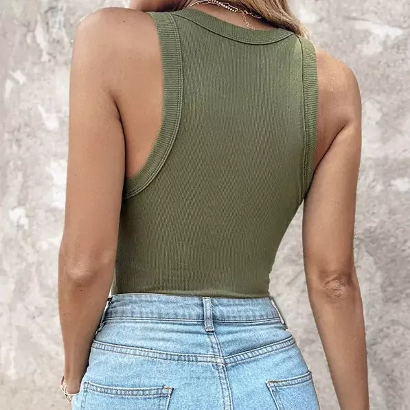 Tanktop mit integriertem BH für Halt und Komfort