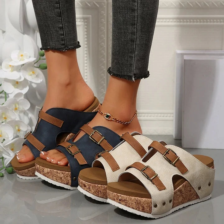 Orthopädische Damen-Sandalen mit Fußgewölbe­stütze