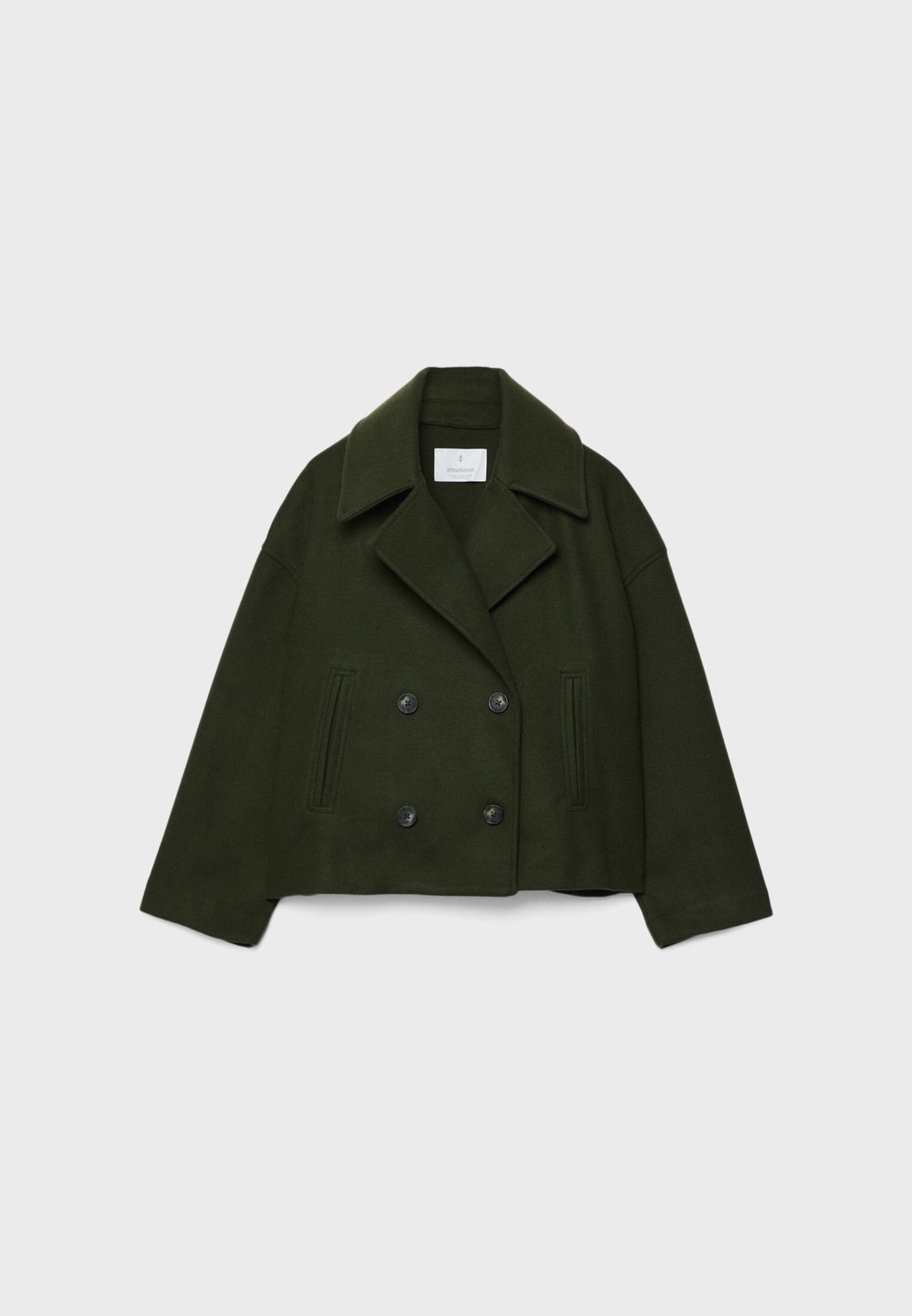 Schicke doppelt geknöpfte kurze Jacke