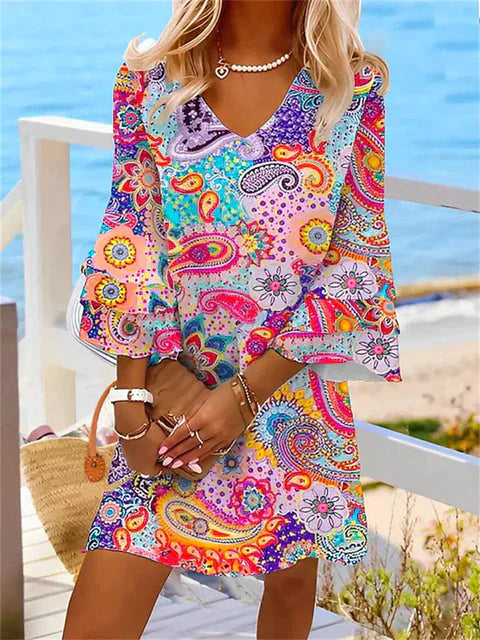 Riva Lefèvre® | Buntes Druckkleid