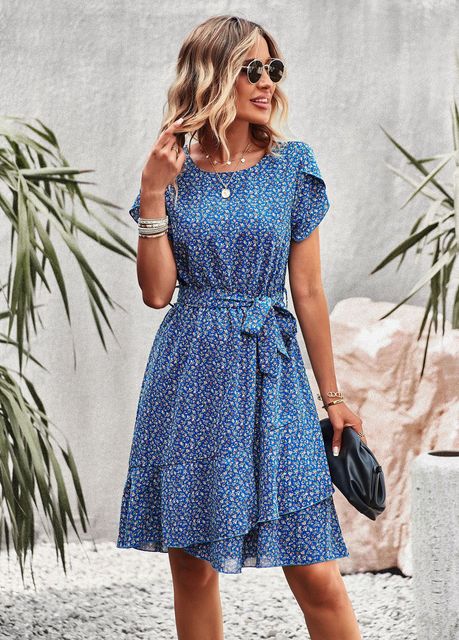 Léa Blanchet® | Minikleid mit floralem Muster