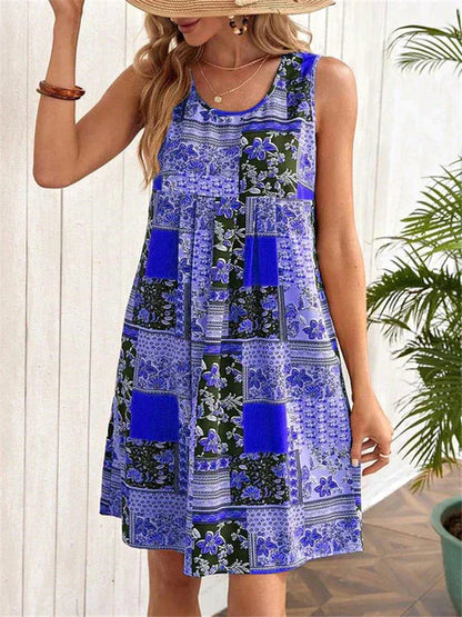 Océane Dubois® | Kleid mit kariertem Vintage-Muster