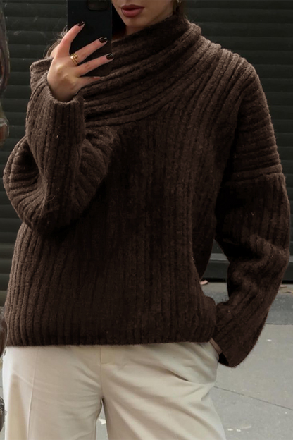 Gemütlicher Strick-Winterpullover für lässigen Komfort