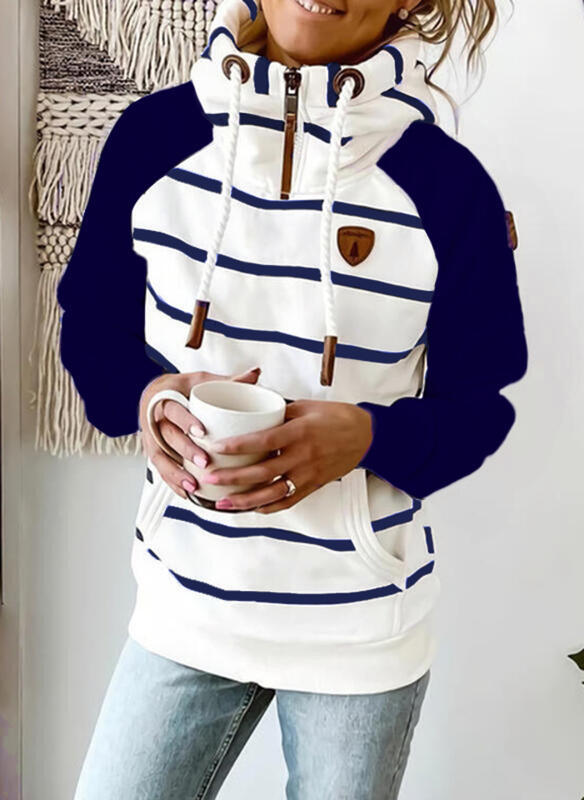 Janett® | Trendiger & Stylischer Streifen-Pullover