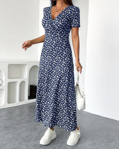 Elegantes bedrucktes Bodycon-Kleid