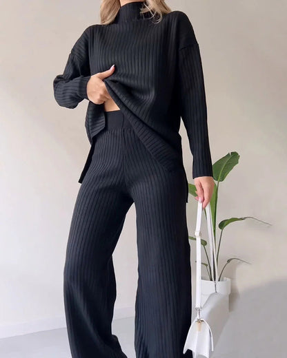 Schickes zweiteiliges Set mit Schlitz für lässigen Alltagslook
