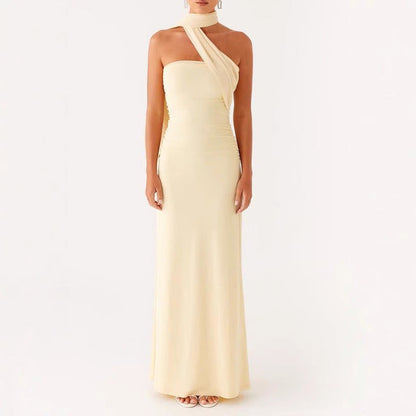 Damen Blumen Maxikleid Sommer Ärmellos