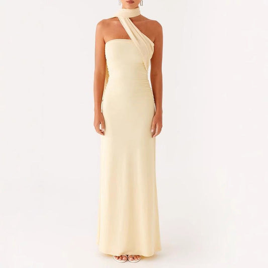 Damen Blumen Maxikleid Sommer Ärmellos