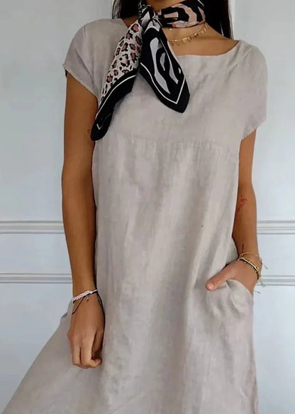 Atmungsaktives locker sitzendes Freizeitkleid für Damen