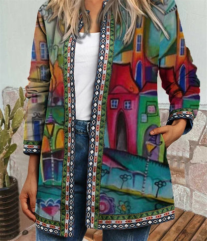 Felix® | Boho-Jacke mit farbenfrohem Muster