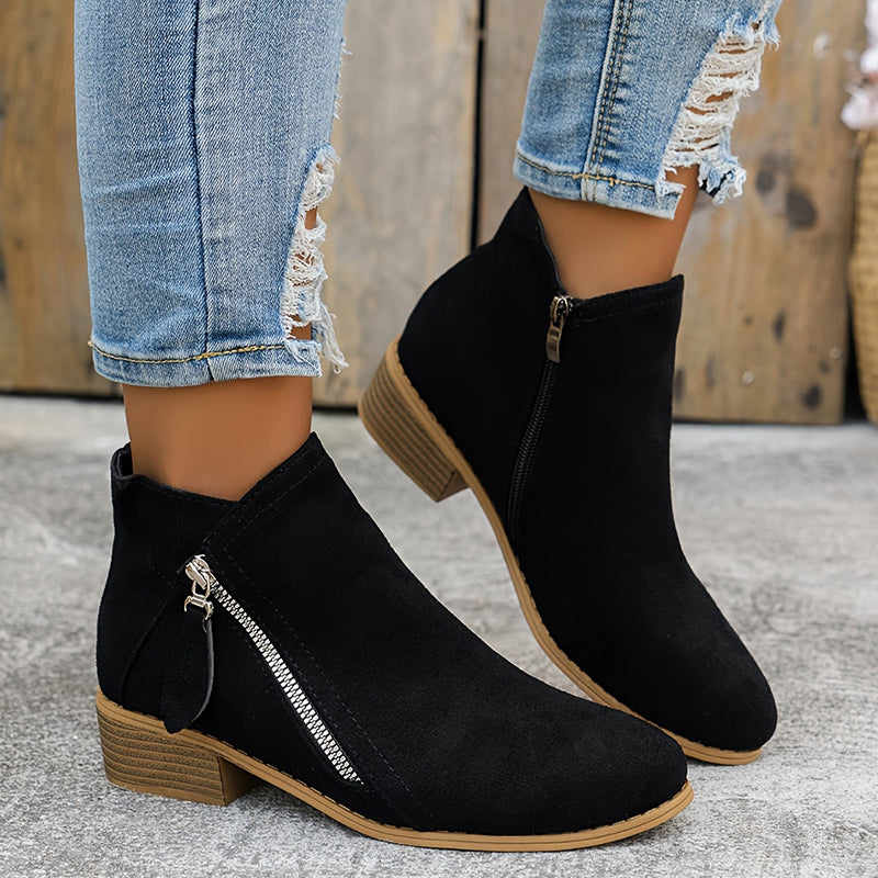 Schicke Leder-Stiefeletten für den Alltagstijl