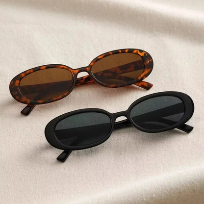 Retro-Sonnenbrille mit klarem Glas für zeitlosen Stil