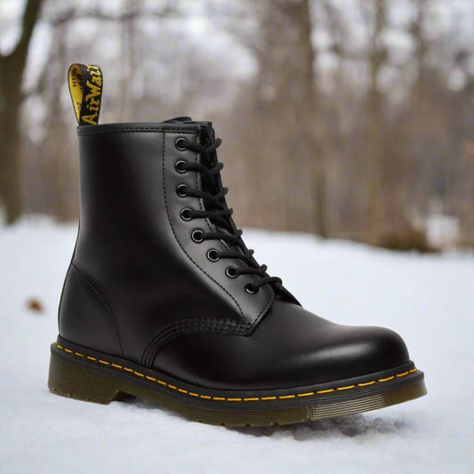 Klassische elegante Schnürstiefel aus Leder