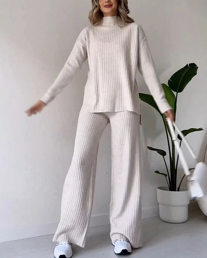 Schickes zweiteiliges Set mit Schlitz für lässigen Alltagslook