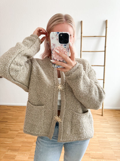 Gemütliche Teddy-Fleecejacke für lässig-schicke Looks