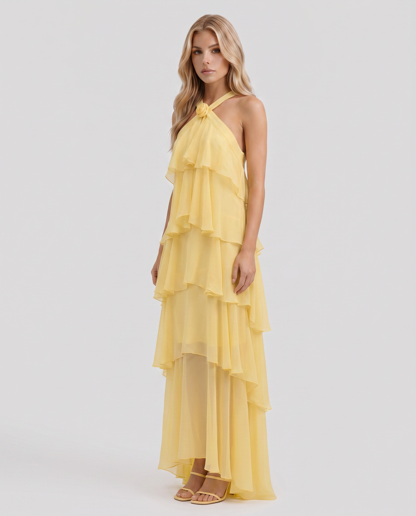 Elegantes ärmelloses Felicia Maxikleid