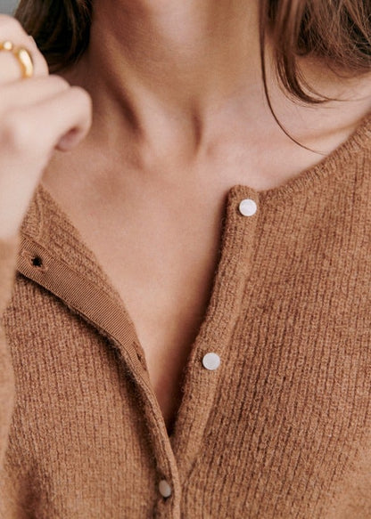Chunky Cozy Strickcardigan Pullover für Herbstlagen