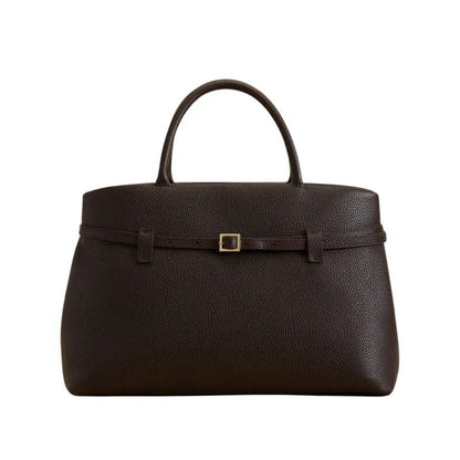 Klassische Leder-Schultertasche