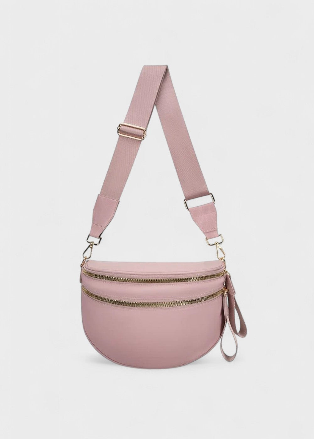 Elegante Leder-Bauchtasche für freihändigen Stil