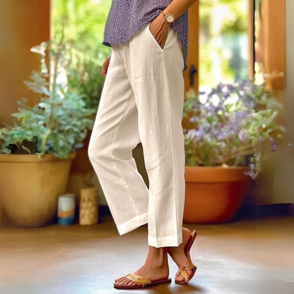 Gretchen® | Elegante Damen-Baumwollhose