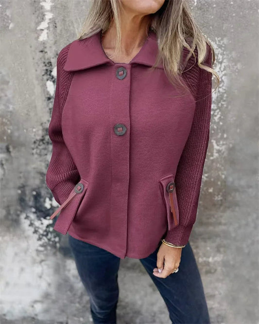 Gemütliche leichte Damen-Herbst-Winterjacke