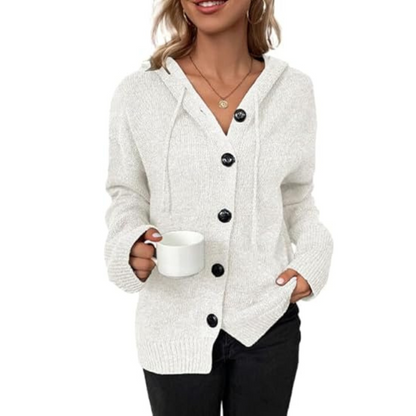 Gemütliche Strick-Cardigan mit Knöpfen für Damen