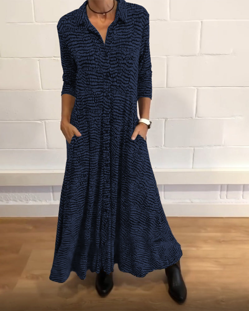 Elegantes Damenkleid mit Taschen
