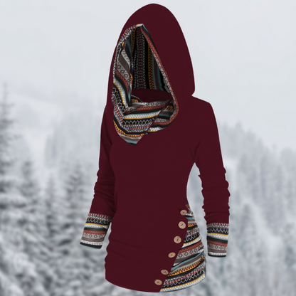 Samantha® | Lässiger Tribal-Kapuzenpullover