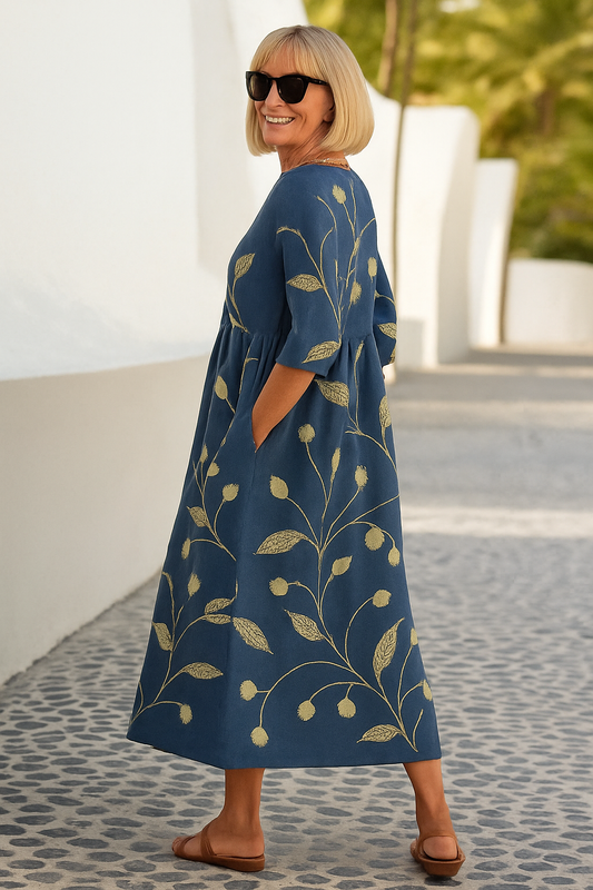 Legeres Midikleid für Damen mit mühelosem Eleganzstil