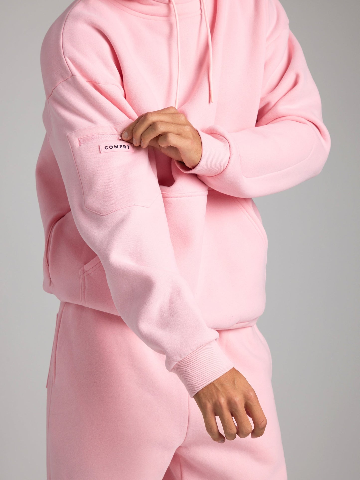 Gemütlicher Reise-Hoodie mit Flugmodus-Grafik