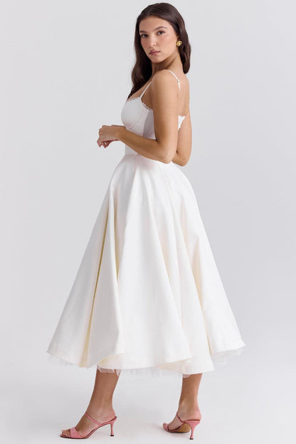 Evelina Elegantes Midikleid für Damen