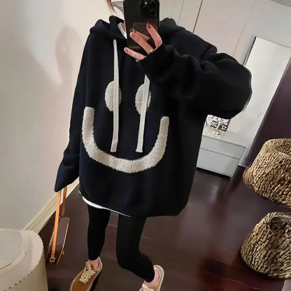 Gemütlicher übergroßer Kapuzenpullover