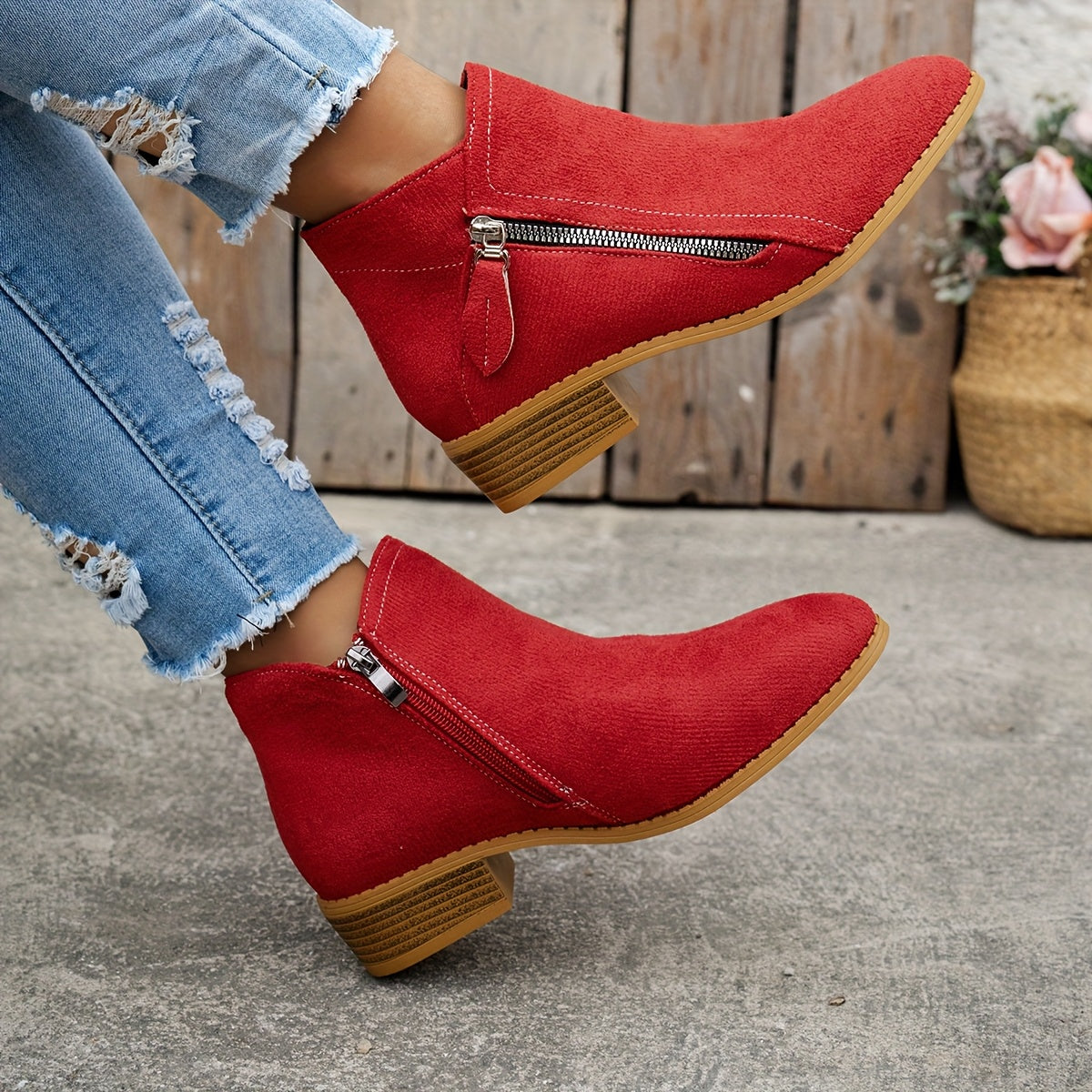 Schicke Leder-Stiefeletten für den Alltagstijl