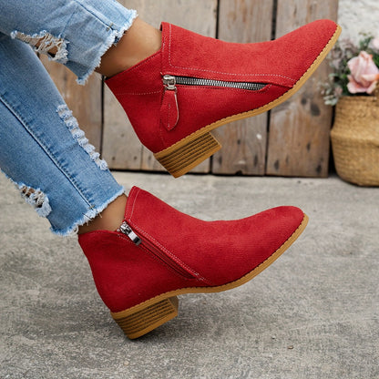 Schicke Leder-Stiefeletten für den Alltagstijl